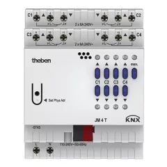 THEBEN JM 4 T KNX redőnyaktor FIX | 4-csatornás