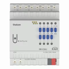 THEBEN DM 4 KNX-DALI-Broadcast-Gateway | 4-csatornás