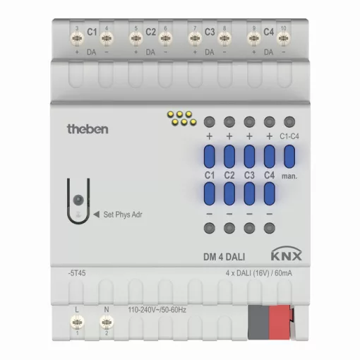 THEBEN DM 4 KNX-DALI-Broadcast-Gateway | 4-csatornás