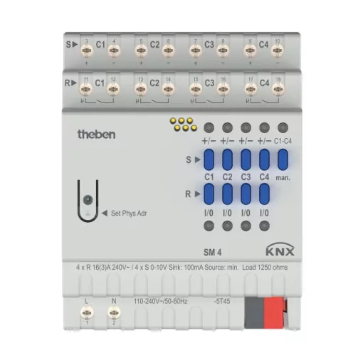 THEBEN SM 4 KNX dimmaktor 0-10 V | 4-csatornás