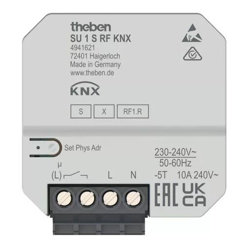 THEBEN SU 1 S KNX-RF kapcsolóaktor UP | 1 kimenetes