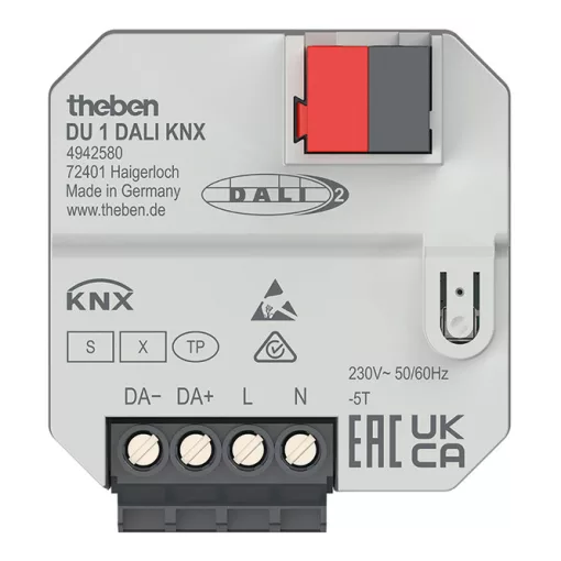 THEBEN DU 1 DALI KNX-DALI átjáró UP | 1-csatornás