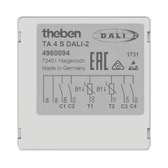 THEBEN TA 4 S DALI-2 nyomógomb interfész | 4-csatornás