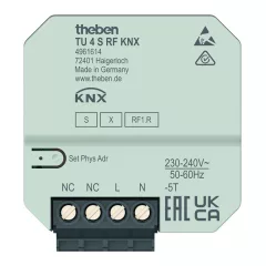   THEBEN TU 4 S KNX-RF-tapintásérzékelő interfész | 4-csatornás