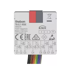   THEBEN TA 8.1 KNX nyomógomb interfész | 8-csatornás, bináris bemenet