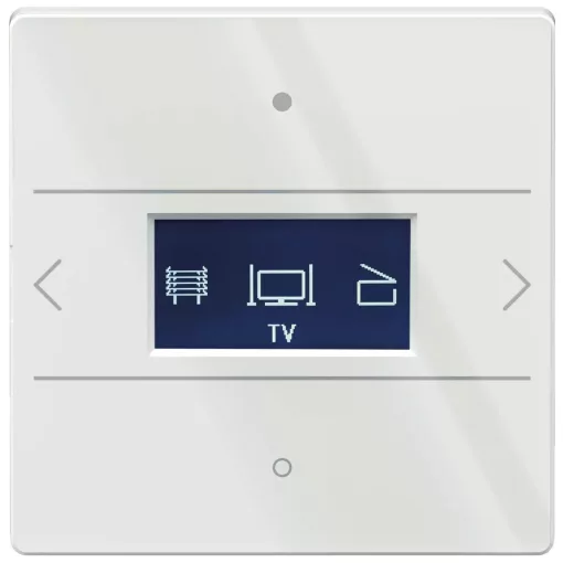 THEBEN iON 108 KNX G WH KNX üveg helyiségszabályozó iON | kijelző, Secure | fehér