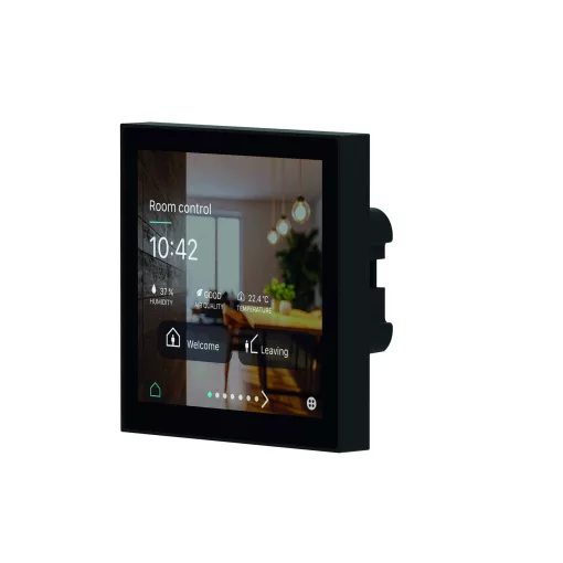 THEBEN iONprime CP 4 KNX KNX szobavezérlő iONprime | KNX TP, integrált hőmérsékletszabályozóval | fekete | 4 hüvelyk