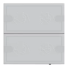GIRA 5002028 KNX nyomógomb 4 | 2-es | antracit