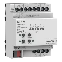 GIRA 502300 KNX univerzális aktor | 6-csatornás, Standard
