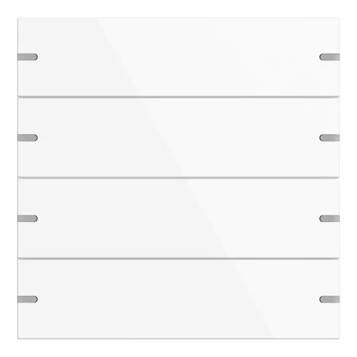 GIRA 5024903 Billentyűkészlet tapintásérzékelő 4-hez | 4-fold | tiszta fehér fényes