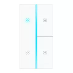   GVS CHKA-04/S7.1.10 Billenőkapcsoló-készlet Smart Touch S7-hez | 4-fach | valódi üveg fehér
