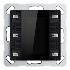   GVS CHPBD-06/55.1.01 KNX multifunkciós tapintásérzékelő ADVANCE PRO | 1-/3-szoros, fekete kijelző | fekete
