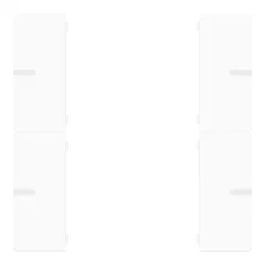   GVS CHKAG-04/55.1.00 billentyűset ADVANCE PRO-hoz | 2-részes | fényes fehér