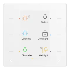   GVS CHTBD-06/5.1.10 KNX tapintásérzékelő kijelzővel GS3 Pro | fehér