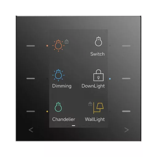 GVS CHTBD-06/5.1.11 KNX tapintásérzékelő kijelzővel GS3 Pro | fekete