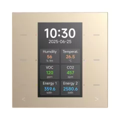   GVS CHTBD-06/5.1.13 KNX tapintásérzékelő kijelzővel GS3 Pro | champagne