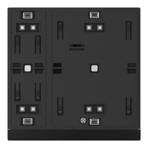 GVS CHPB-02/02.S.21 KNX tapintásérzékelő WALTZ alap | 1-csatornás | fekete/antracit