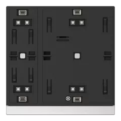   GVS 503054133 KNX tapintásérzékelő WALTZ alap | 1 kimenetes | fehér/ezüst