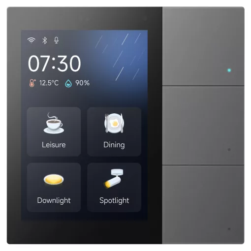 GVS CHTF-3.3/3.2.13 KNX Secure Touchpanel Smart Touch S3 | antracit | 3,3 hüvelyk