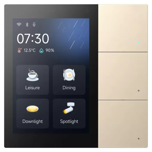 GVS CHTF-3.3/3.2.14 KNX Secure Touchpanel Smart Touch S3 | pezsgőszínű | 3,3 hüvelyk