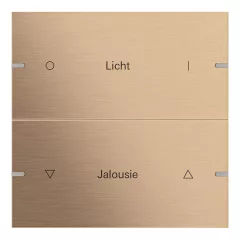   GIRA 503238 Feliratozható billenőkészlet nyomógomb 4-hez | 2-es | bronz