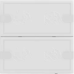   GIRA 5052003 KNX tapintásérzékelő 4 24 V | 2-csatornás | fehér