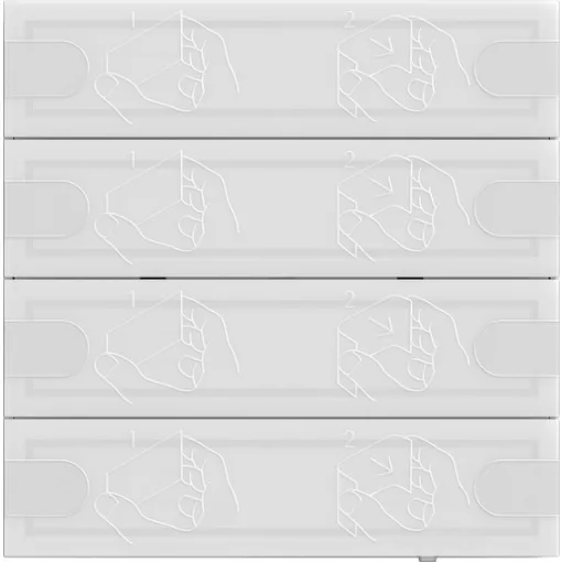 GIRA 5054003 KNX tapintásérzékelő 4 24 V | 4-fach | fehér