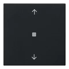   GIRA 5105005 KNX-RF kezelőfelület System 55 | 1-csatornás, nyilak | fekete matt