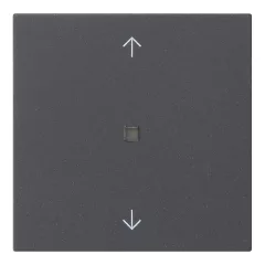   GIRA 510528 KNX-RF kezelőfedél System 55 | 1-csatornás, nyilak | antracit