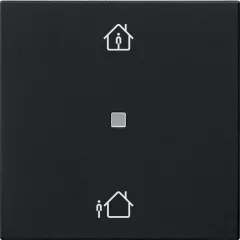   GIRA 5106005 KNX-RF-kezelőegység System 55 | 1-csatornás, fűtési mód | fekete matt