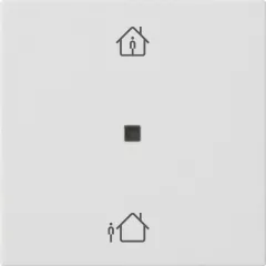   GIRA 510627 KNX-RF kezelőfedél System 55 | 1-csatornás, fűtési mód | tiszta fehér selyemmatt