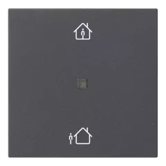   GIRA 510628 KNX-RF kezelőfedél System 55 | 1-csatornás, fűtési mód | antracit
