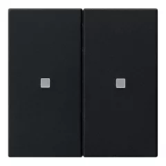   GIRA 5107005 KNX-RF-kezelőlap System 55 | 2-csatornás | matt fekete