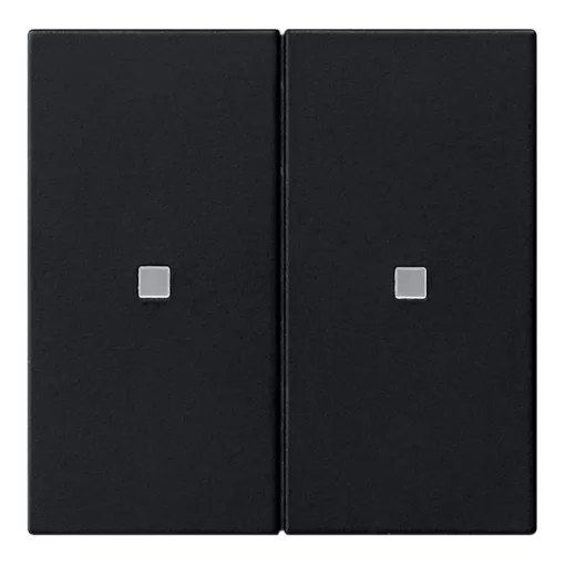 GIRA 5107005 KNX-RF-kezelőlap System 55 | 2-csatornás | matt fekete