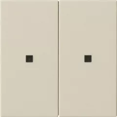  GIRA 510701 KNX-RF kezelőfedlap System 55 | 2-es | krémfehér fényes