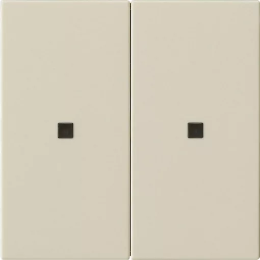 GIRA 510701 KNX-RF kezelőfedlap System 55 | 2-es | krémfehér fényes