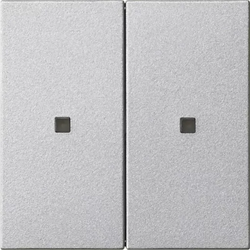 GIRA 510726 KNX-RF kezelőegység System 55 | 2-csatornás | alu
