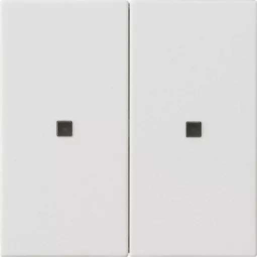 GIRA 510727 KNX-RF kezelőfedél System 55 | 2-gombos | tiszta fehér selyemmatt
