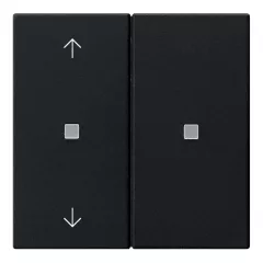  GIRA 5108005 KNX-RF kezelőegység System 55 | 2-csatornás, nyilak | matt fekete