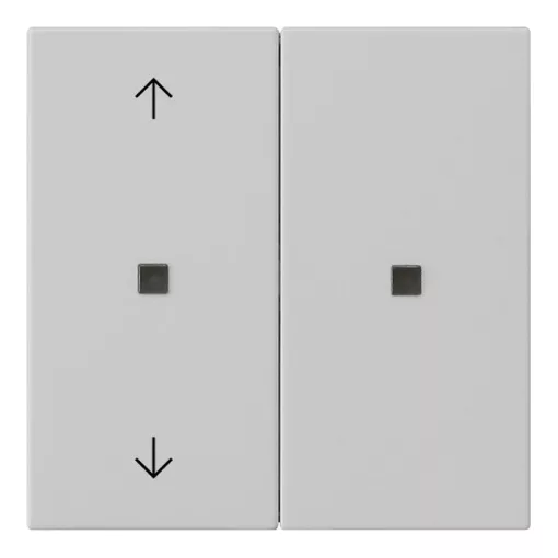 GIRA 5108015 KNX-RF kezelőfedél System 55 | 2-gombos, nyilak | matt szürke