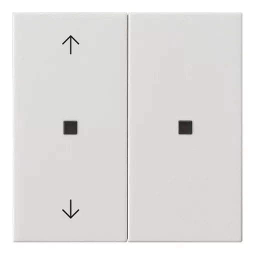 GIRA 510803 KNX-RF kezelőfelső rész System 55 | 2-es, nyilak | tiszta fehér fényes