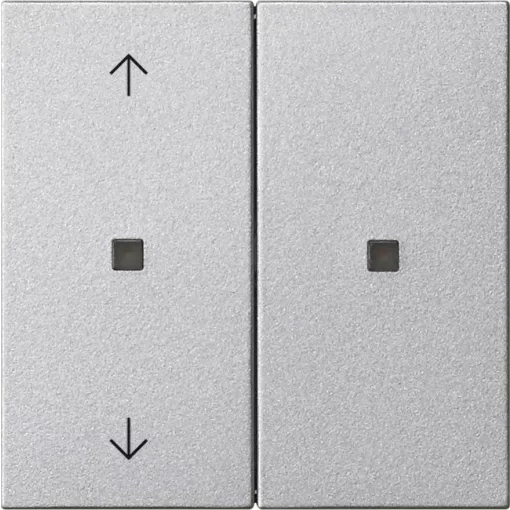 GIRA 510826 KNX-RF kezelőegység System 55 | 2-csatornás, nyilak | alumínium