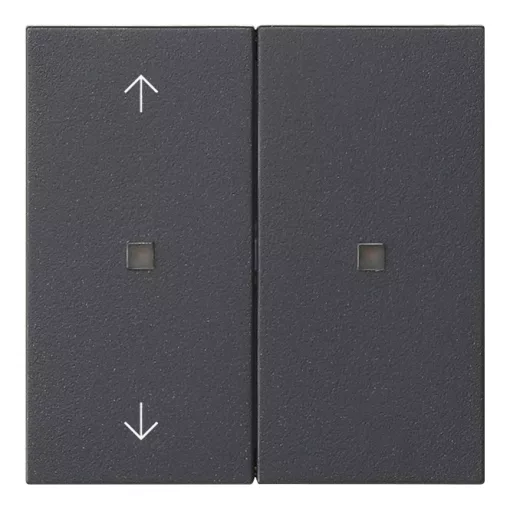 GIRA 510828 KNX-RF kezelőlap System 55 | 2-csatornás, nyilak | antracit