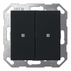   GIRA 5173005 KNX tapintásérzékelő System 55 | 2-csatornás | matt fekete