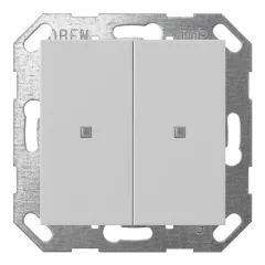   GIRA 5173015 KNX tapintásérzékelő System 55 | 2-fach | szürke matt