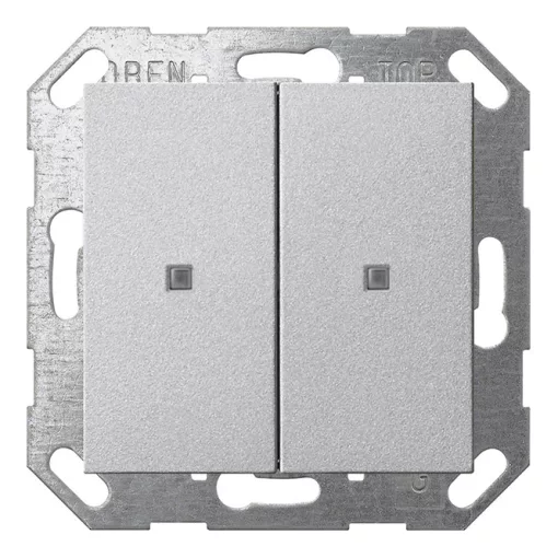 GIRA 517326 KNX tapintásérzékelő System 55 | 2-csatornás | alumínium