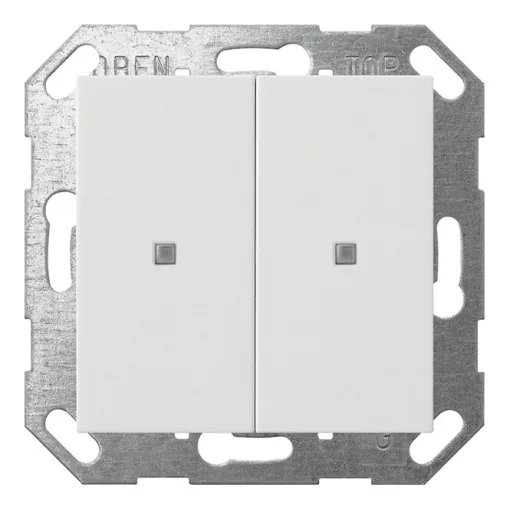 GIRA 517327 KNX tapintásérzékelő System 55 | 2-fold | tiszta fehér selyemmatt