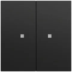 GIRA 517374 KNX nyomógomb System 70 | 2-fold | fekete matt