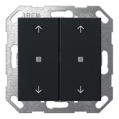  GIRA 5174005 KNX tapintásérzékelő System 55 | 2-es, 4 nyíl | fekete matt