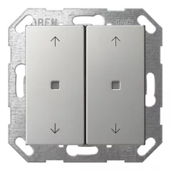  GIRA 5174600 KNX tapintásérzékelő System 55 | 2-csatornás, 4 nyíl | nemesacél